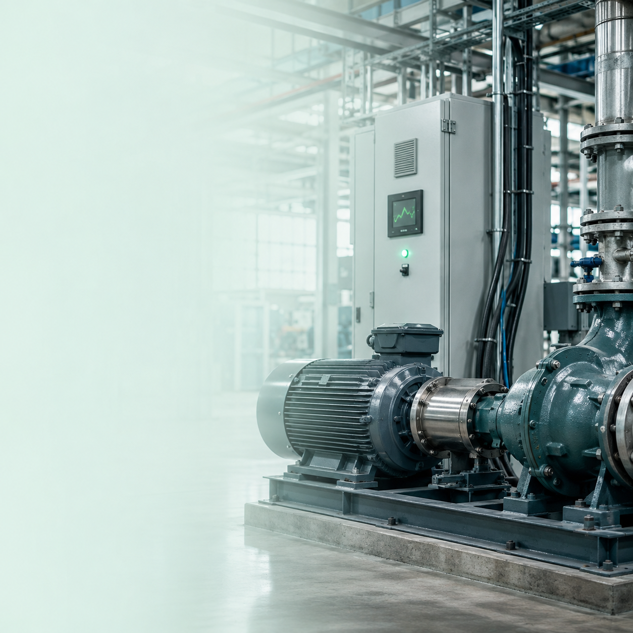 Factory motor system and electrical cabinet with subtle energy monitoring